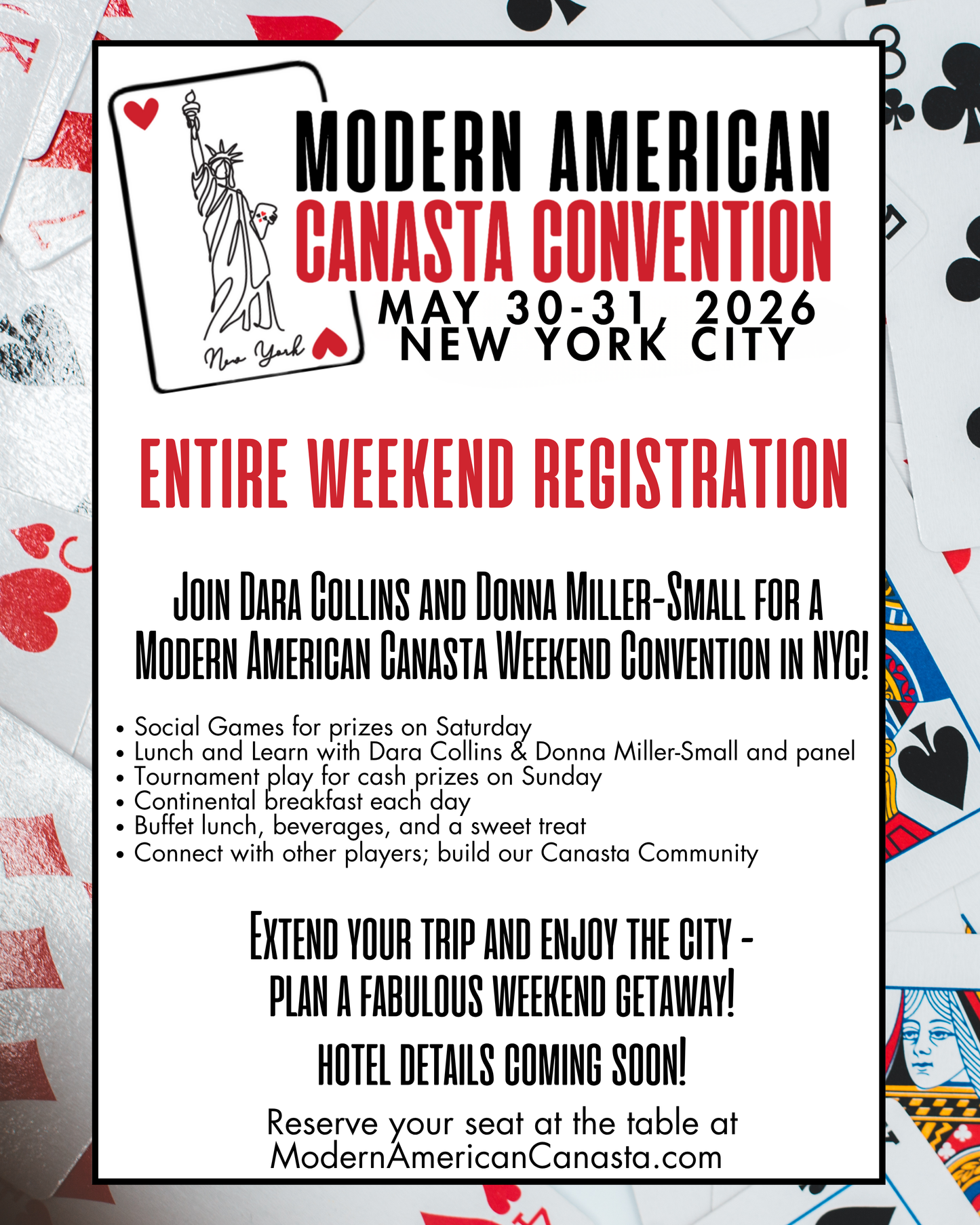 Early Bird Pricing: ENTIRE WEEKEND May 30-31, 2026 MAC Convention ENTIRE WEEKEND